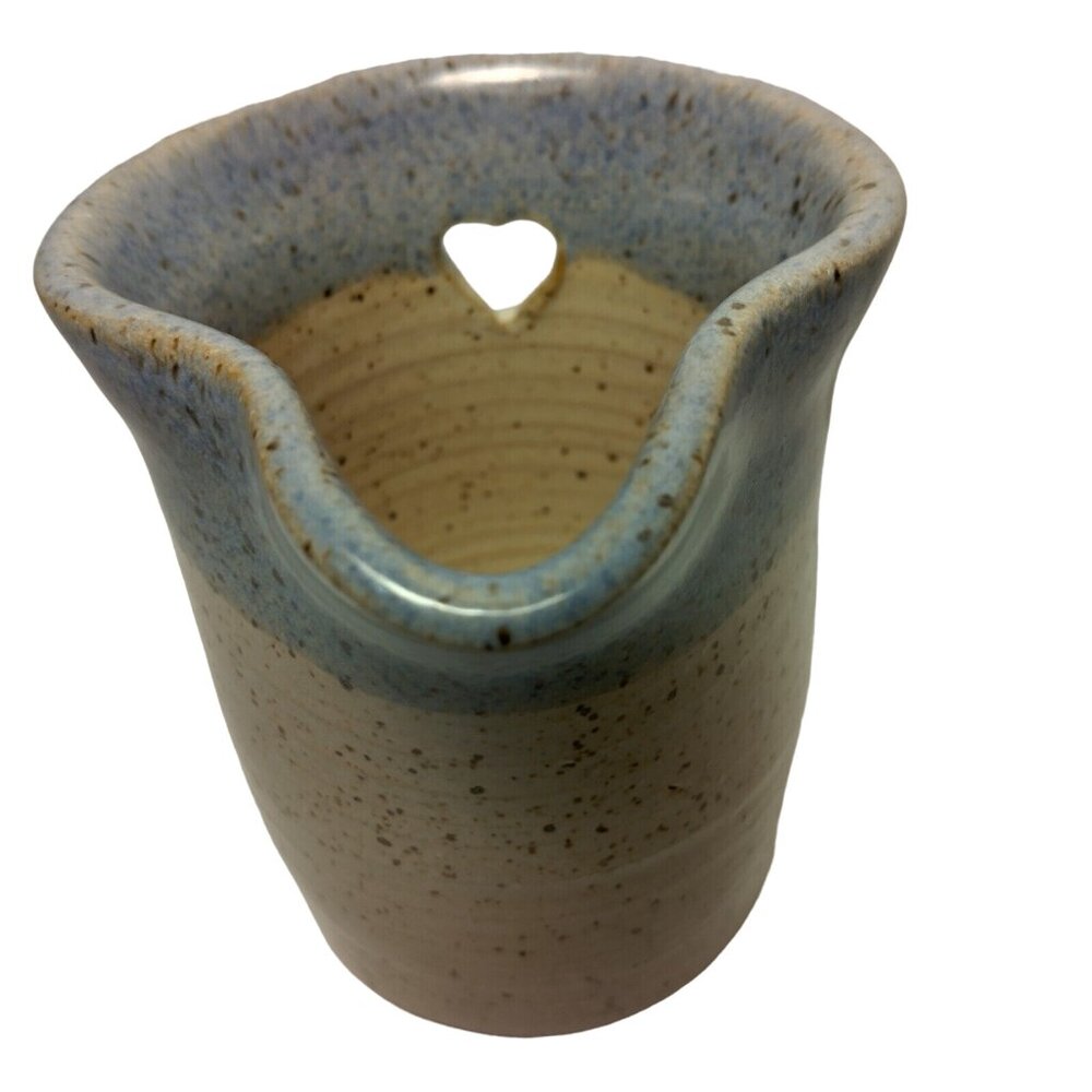 Whitehorse Stonewear Pottery Pitcher Creamer Syrup Caraffe Dave Sarver Small 4oz